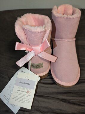 SMAIBULUN Ugg | Bailey Bow Ugg Mini Boots - Pink